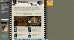 Desktop Screenshot of personsoftaste.com