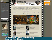 Tablet Screenshot of personsoftaste.com